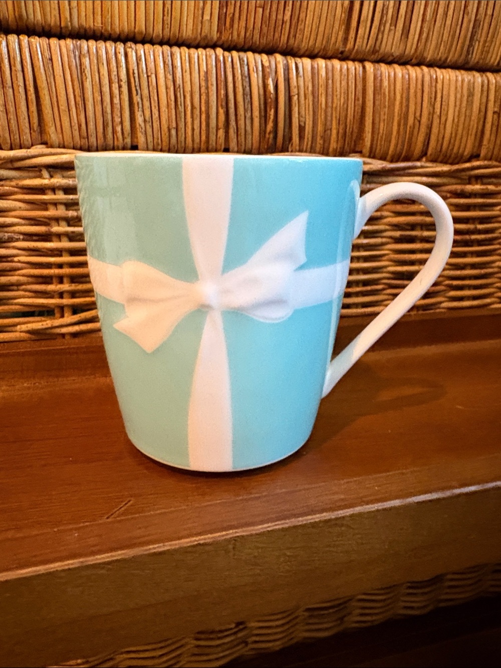 Tiffany & Co Authentic Blue Box Bow Mug